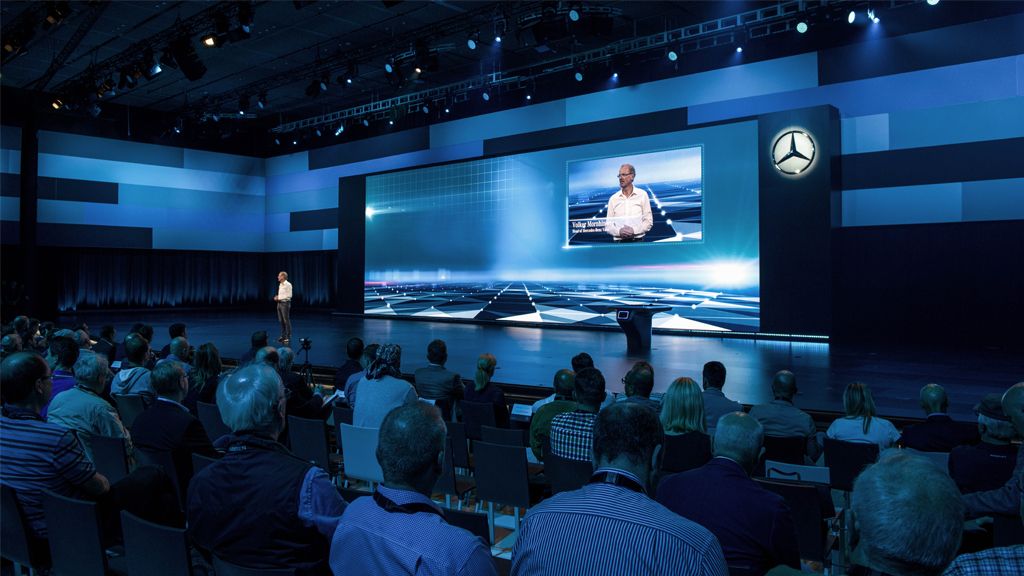 Mercedes Benz Van Innovation Campus Stuttgart 2016 - Audio Visual Equipment Verhengsten GmbH & CO